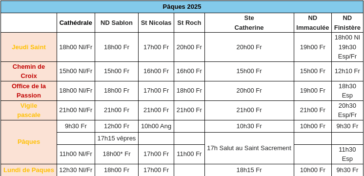 Schedule
